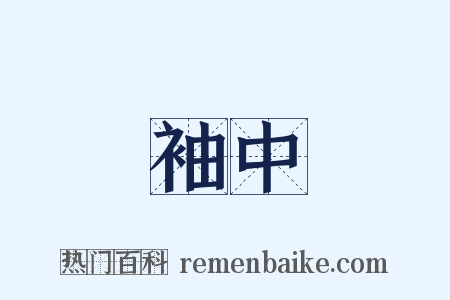 袖中是什么意思的图片